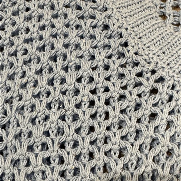 Peserico Light Blue Open-Knit Sweater - Picture 3 of 6